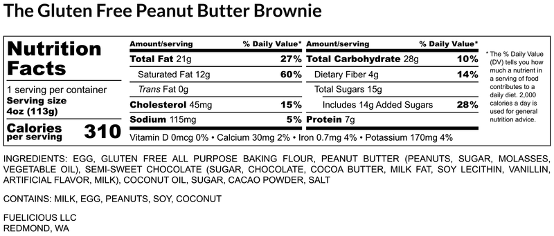 The Peanut Butter Protein Brownie