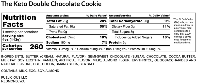 The Double Chocolate Protein Cookie