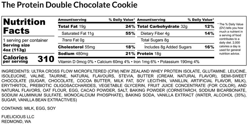 The Double Chocolate Protein Cookie