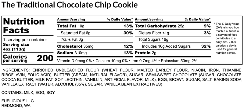 Chocolate Chip Protein Cookie
