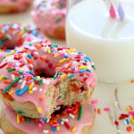 Birthday Cake Protein Donut